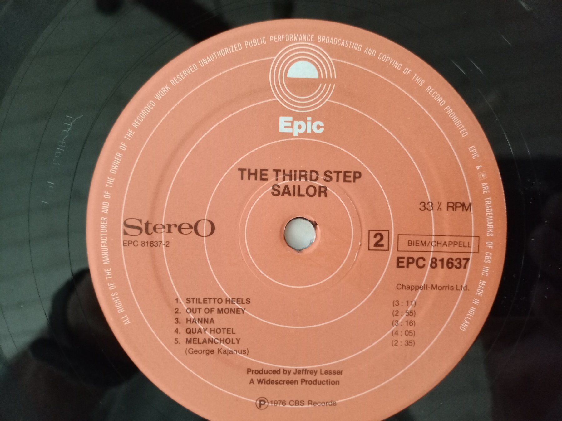 Dischi in vinile: Sailor - The Third Step - Vinyl LP - – Usato da Waldenburg venduto da STICKER_KING 6