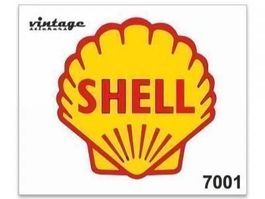Shell Vintage Aufkleber 8,5x8,4cm (Art. 7001)