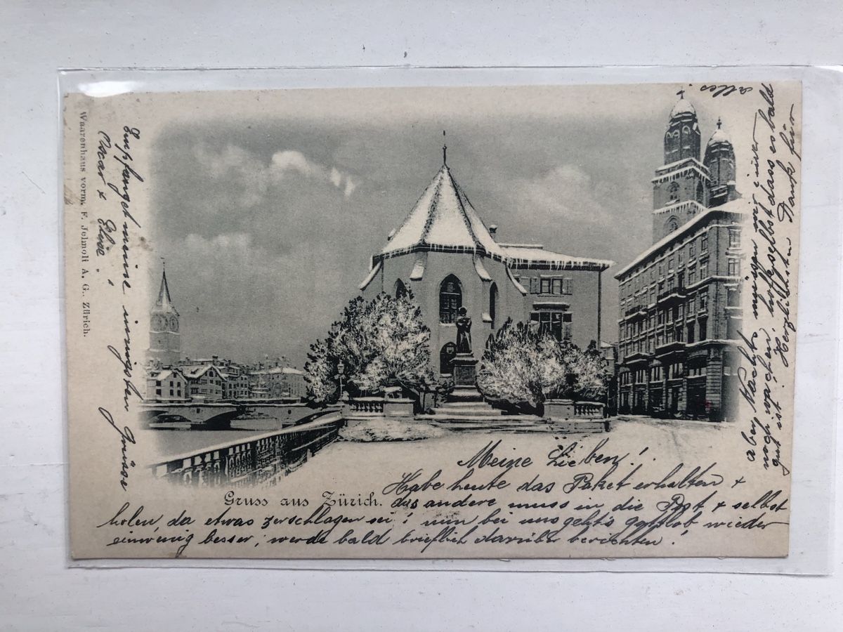 Cartoline postali: 6 antike Ansichtskarten STADT ZÜRICH – Usato da Lufingen venduto da Rac0 5