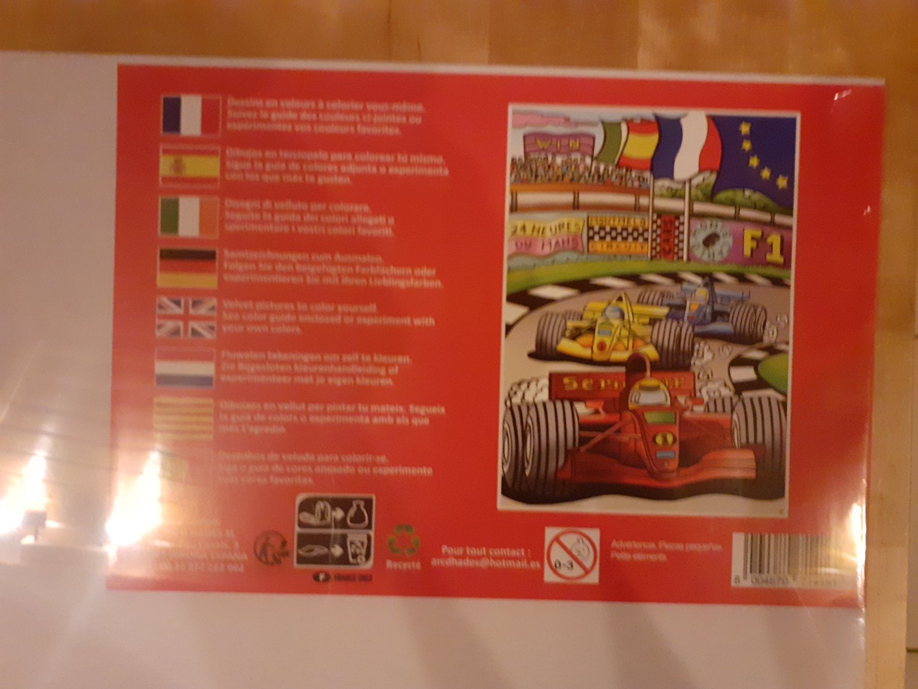 Lavagne: Tableau velours à colorier – Nuovo e nell'imballaggio originale da Boudry venduto da jaq_gjl2 1