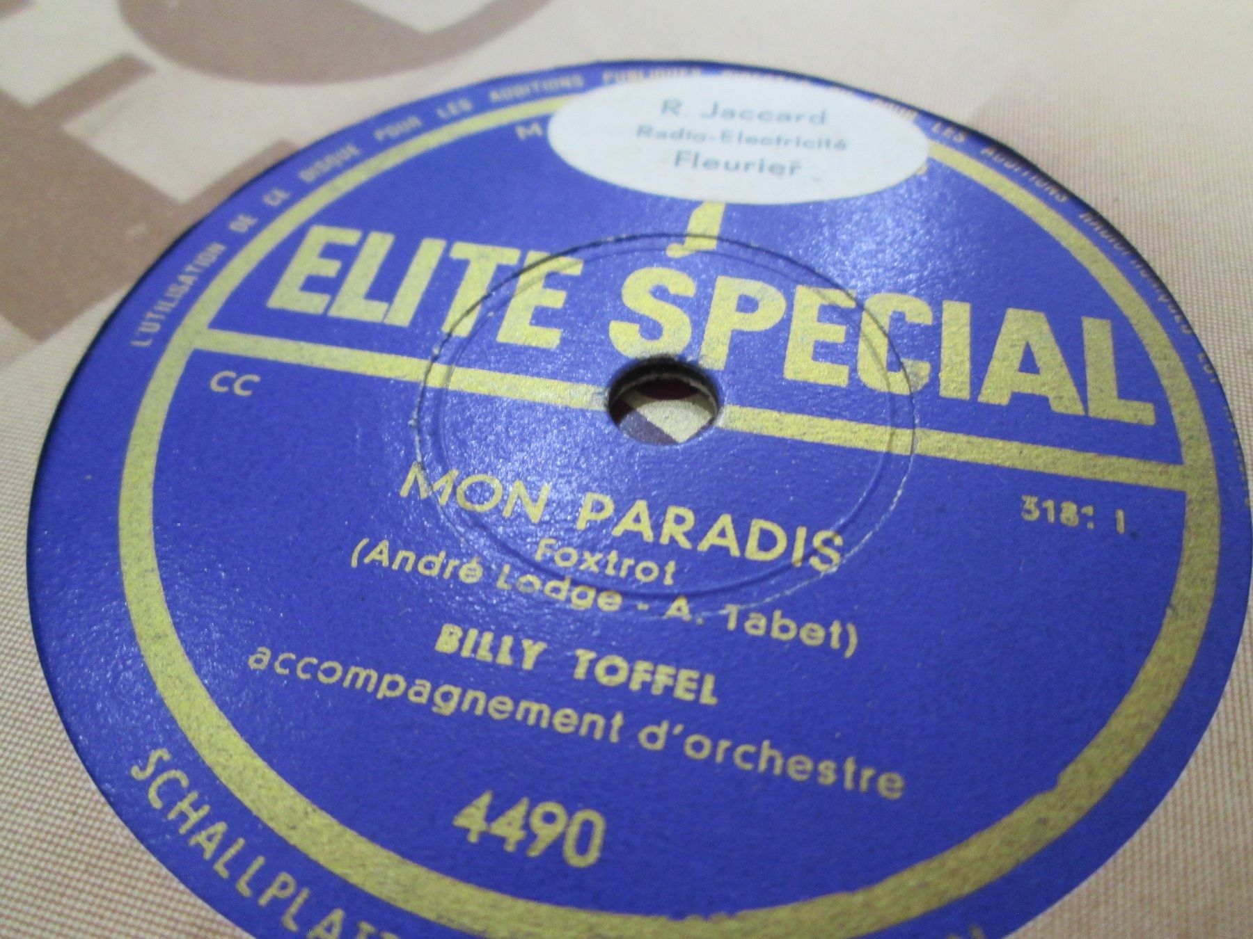 Schallplatten: DISQUES 78 TOURS – Gebraucht aus Lausanne von Leag 3