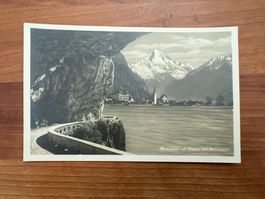 AK  ca 1950 Axenstrassen Flüelen ungelaufen (G2481)