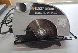 Black & Decker BD865 Handkreissäge 1150W 65mm