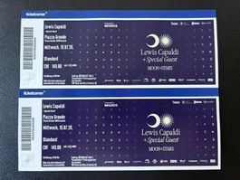 2 Tickets Lewis Capaldi 15.07.2026, Moon and Stars Locarno