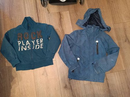 Regenjacke und Jäggli Grösse 122