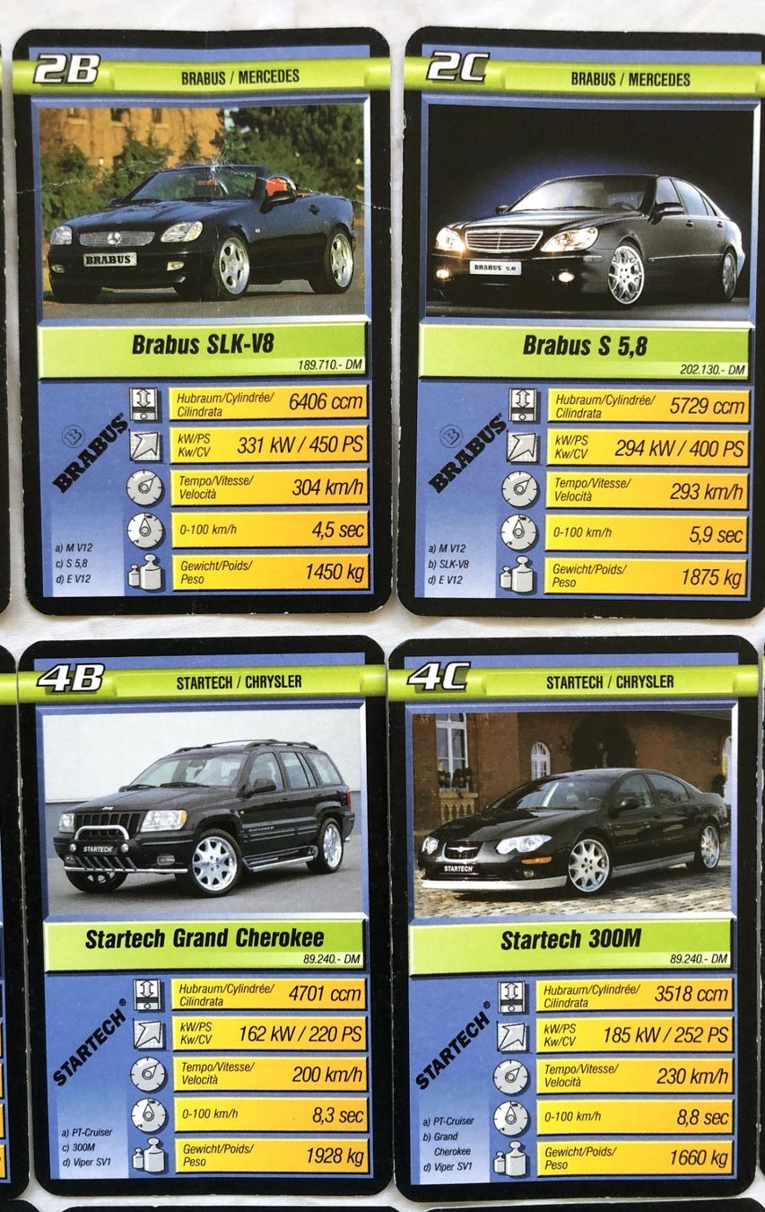 Ravensburger Giochi: Quartett Supertrumpf - CAR-TUNING - Ravensburger – Usato da Schaffhausen venduto da durruti 2