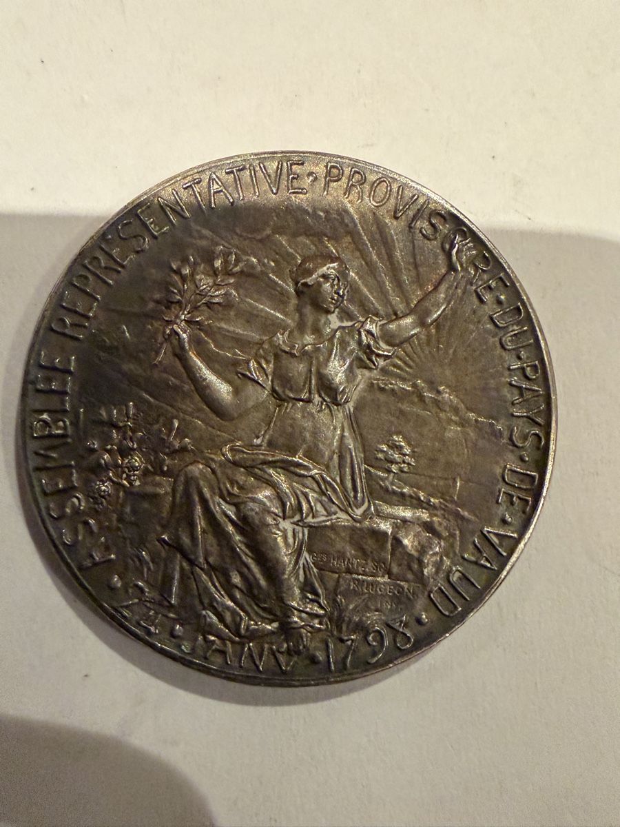 Medaglie: Médaille - Centenaire Indépendance Canton Vaud 1897 – Usato da Echallens venduto da JAR69