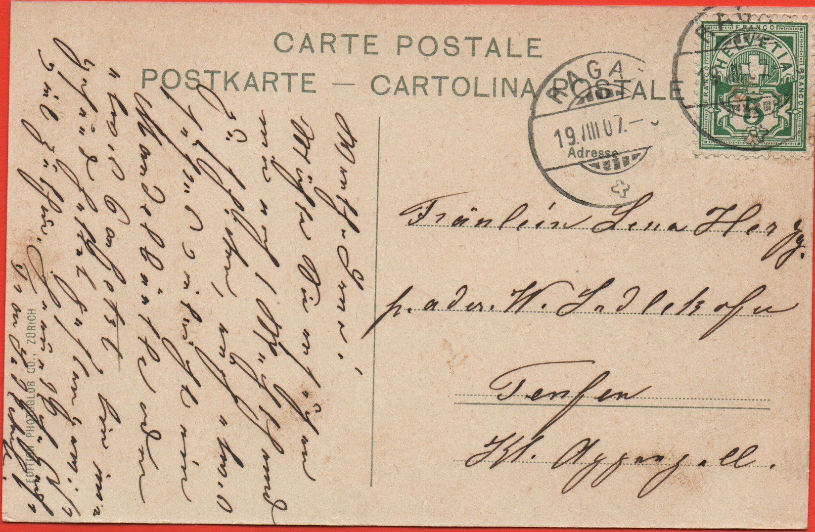 Cartoline postali: RAGAZ Parksee – Usato da Jona venduto da philajona 1