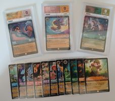 Lorcana – Légendaire en folie – 11 cartes  + 3 gradées