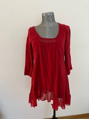 Tunique rouge à manches longues T44/48 Clara Vici