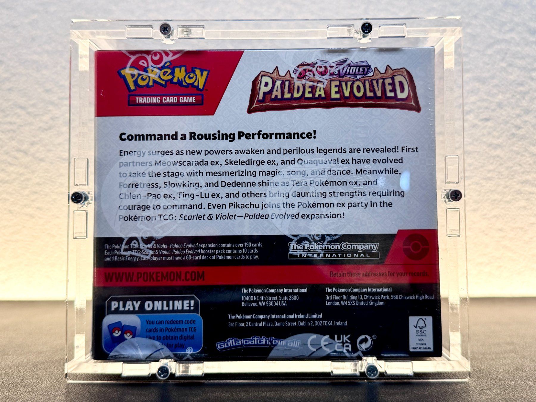 Pokémon Cartes à collectionner: Pokémon Paldea Evolved Display EN OVP + Acrylbox – Neuf avec emballage d'origine à Schlatt TG par catch_up 5