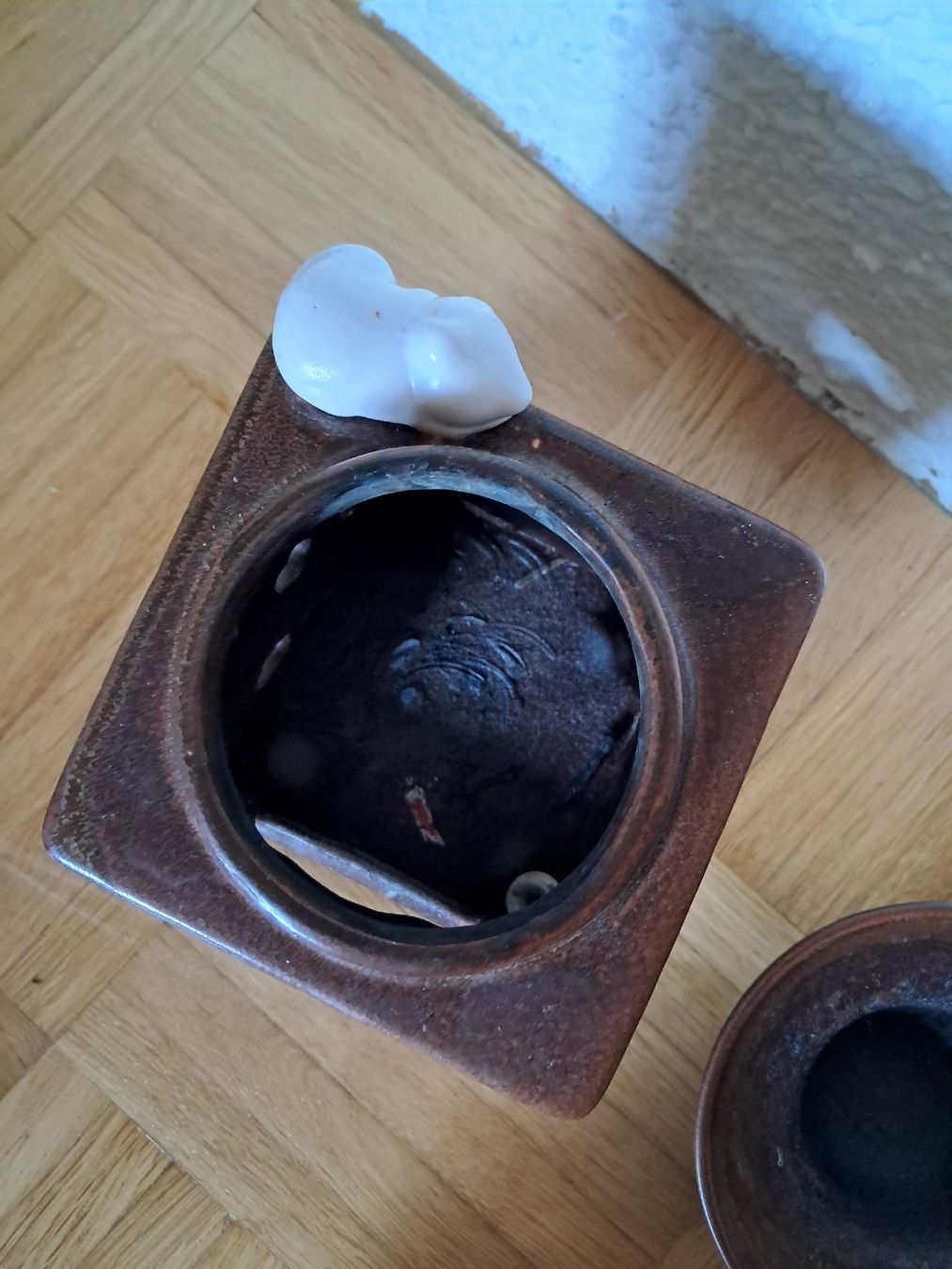 Portacandele: Duftlampe Keramik, mit Katze, benutzt – Usato da Obfelden venduto da Eva_32 4