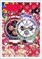 Death NYC Ltd Ed Pop Art Druck " Pop Art Diamond Rolex