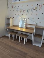 Schminktisch Kinder Kindertisch Sitzgruppe Schminkkonsole