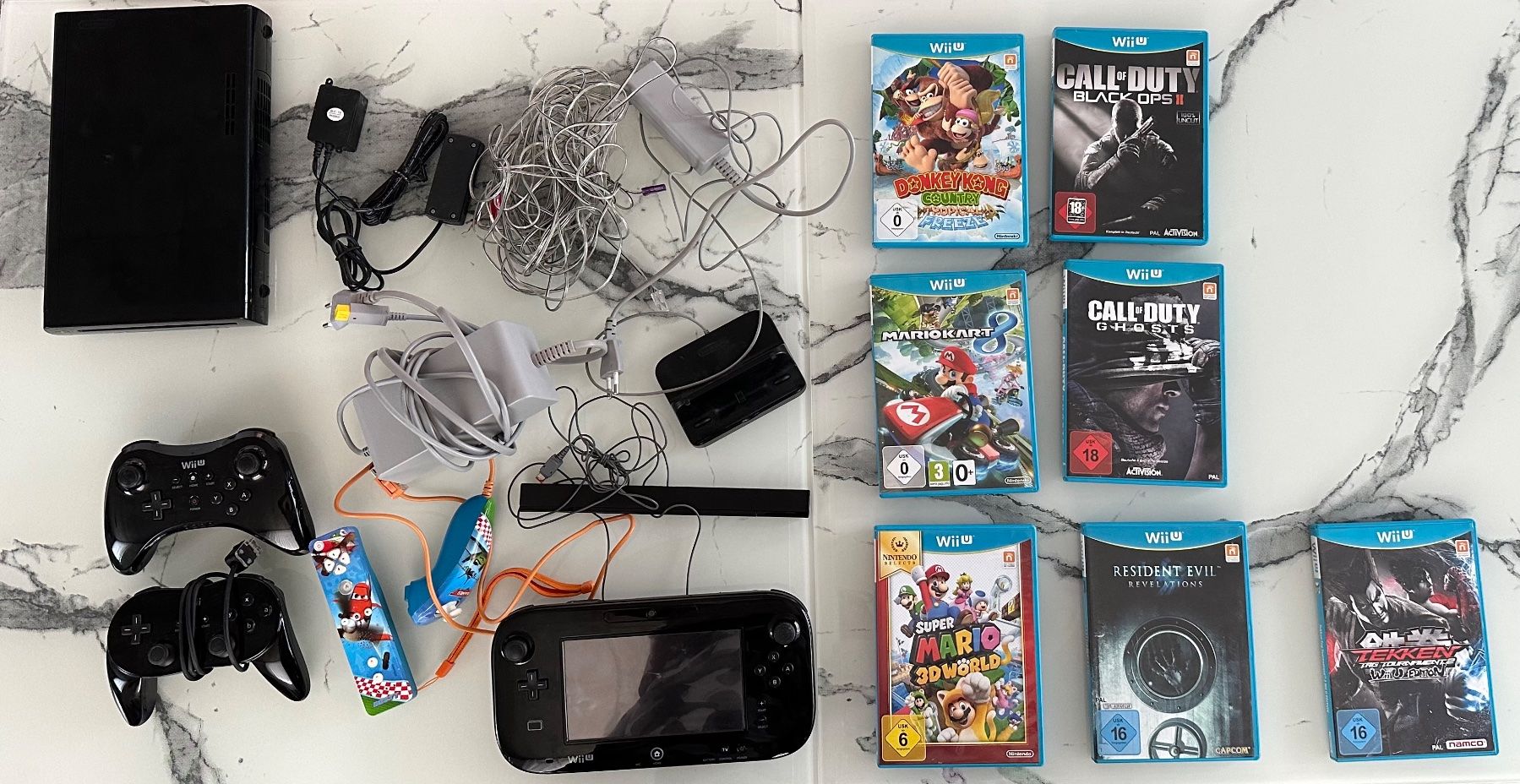Nintendo Consoles: Nintento Wii U + 7 Spiele – D'occasion à Spreitenbach par Diara14