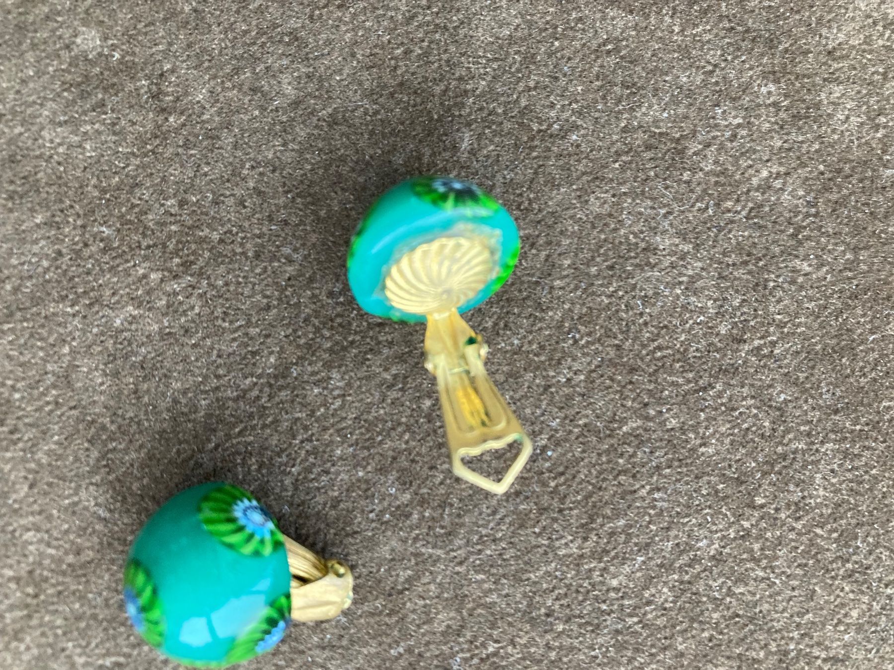 Orecchini pendenti & Orecchini a lobo: WUNDERBARE OHRCLIPS 50er J. MURANO Vintage – Usato da Zürich venduto da elegantissima 3