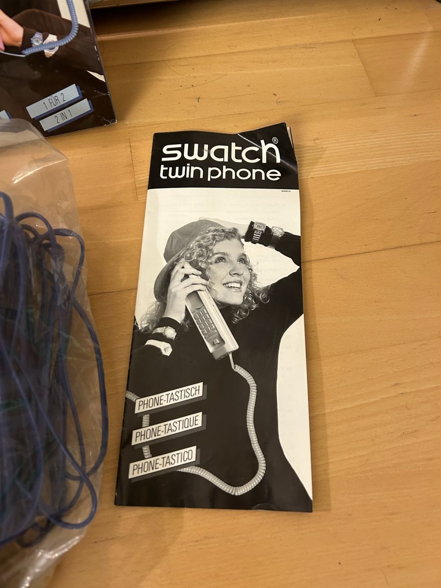 Telefoni: Swatch Twin Phone originalverpackt 1980er – Nuovo (secondo la descrizione) da Starrkirch-Wil venduto da charlywatson 4