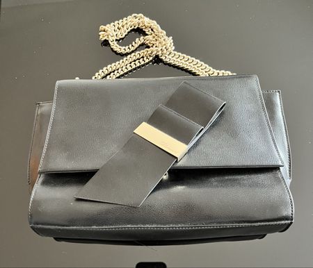 Blumarine Handtasche, schwarzes Leder, guter Zustand