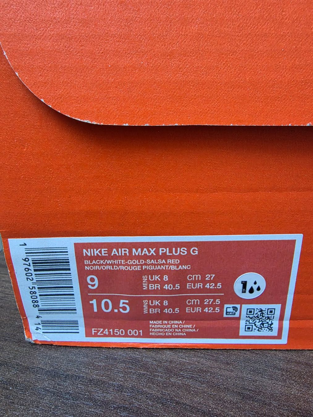 Nike Scarpe da uomo: Nike Air Max Plus G TN – Nuovo e nell'imballaggio originale da Fleurier venduto da dav_xx8y 7