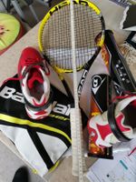Head Tennisschläger u.schuhe 42 für H- Dund 2schachtel Bälle