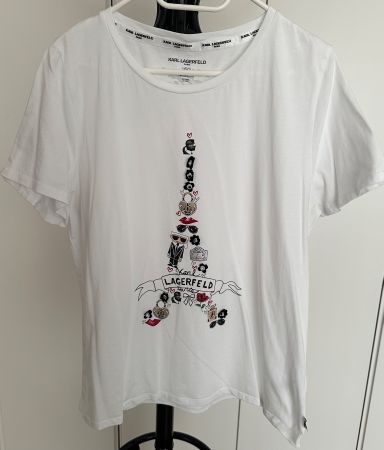 Karl Lagerfeld T-Shirt Shirt Damen Gr.L Damen Bluse