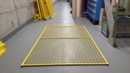Metallgitter gelb lackiert in verschiedenen Grössen