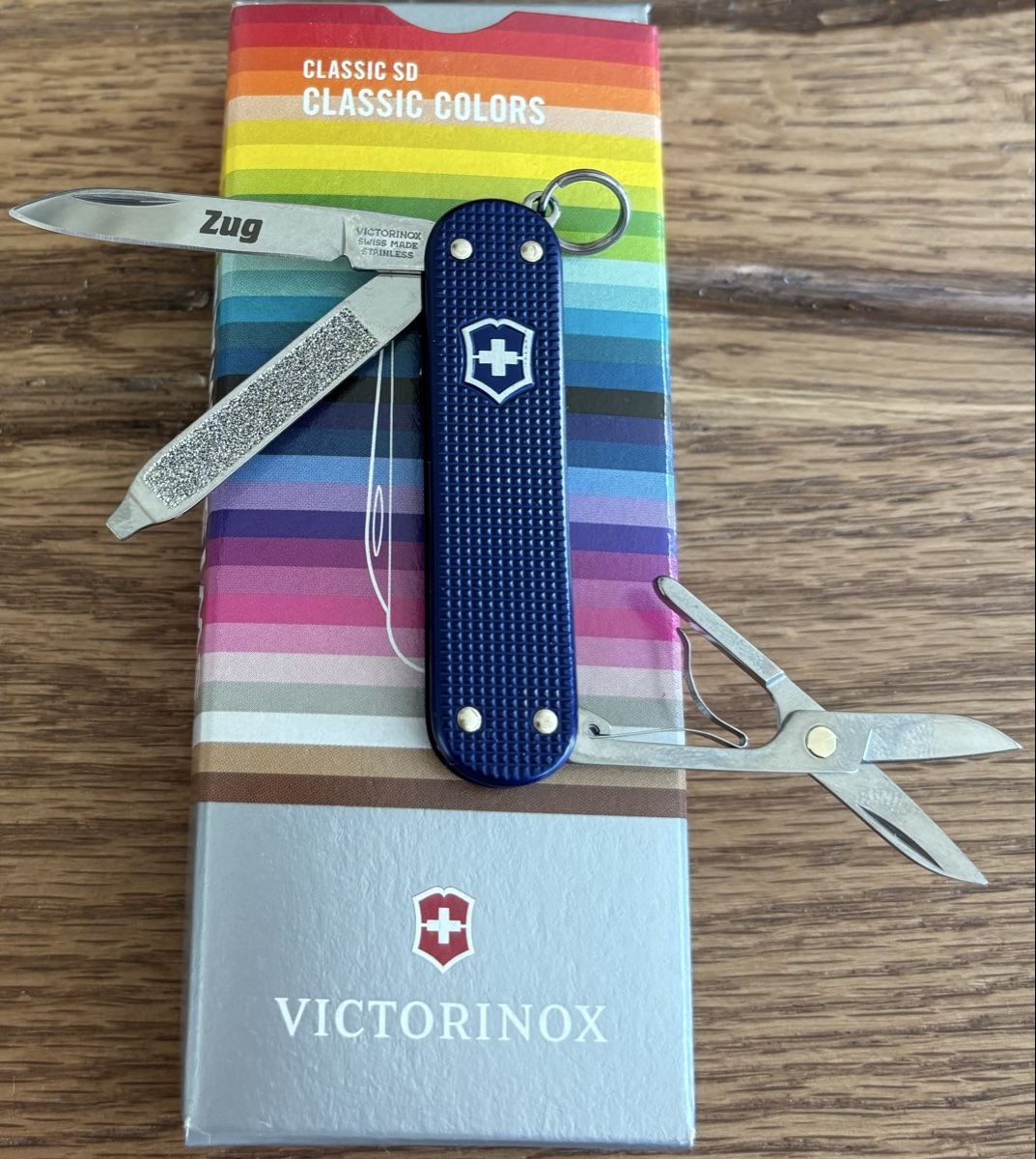 Victorinox Coltellini militari: Promo Tennis Zug Messer – Nuovo e nell'imballaggio originale da Allenwinden venduto da Lb3 1