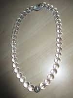 BERGKRISTALL KETTE KLAR 10MM 43CM LÄNGE