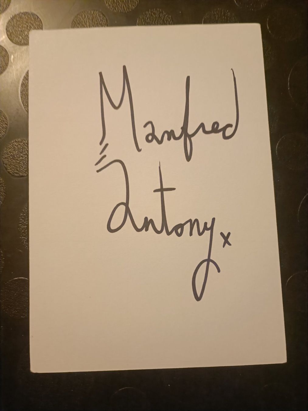 Autographes: Antony and the Johnsons - handsigniert – D'occasion à Menziken par Artographs
