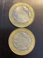 Italie, 1000 Lire 1997 & 1998 Bimétal