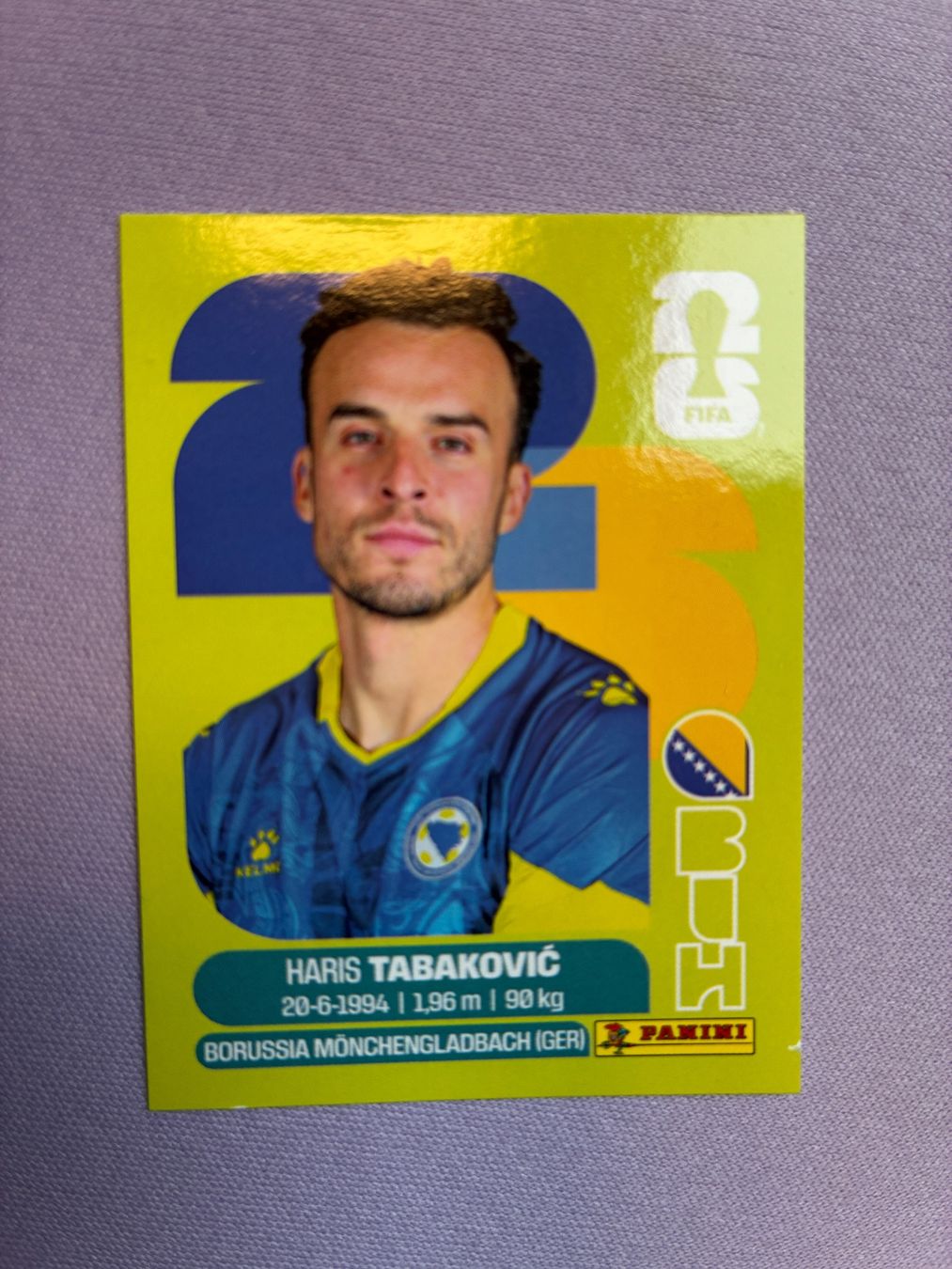Panini Carte collezionabili: FIFA WC 2026 Haris Tabakovic BIH 20 Sticker – Nuovo (secondo la descrizione) da Boll venduto da valoune01