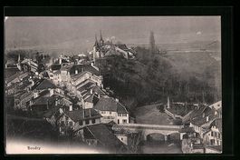 AK Boudry, Gesamtansicht, 1906