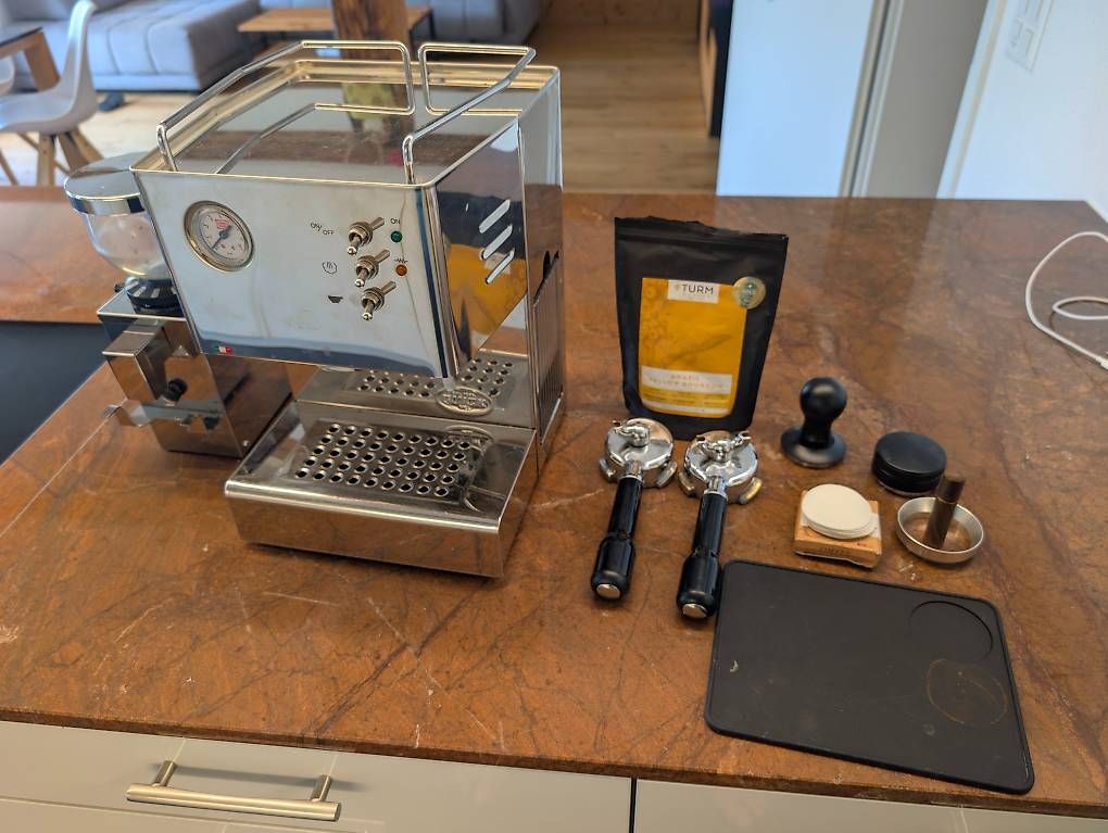 Macchine per caffè & Macchine per espresso: Quick Mill 03000 + Isomac Granmacinino  Espresso-Set – Usato da Zuckenriet venduto da AV-JUNK 4