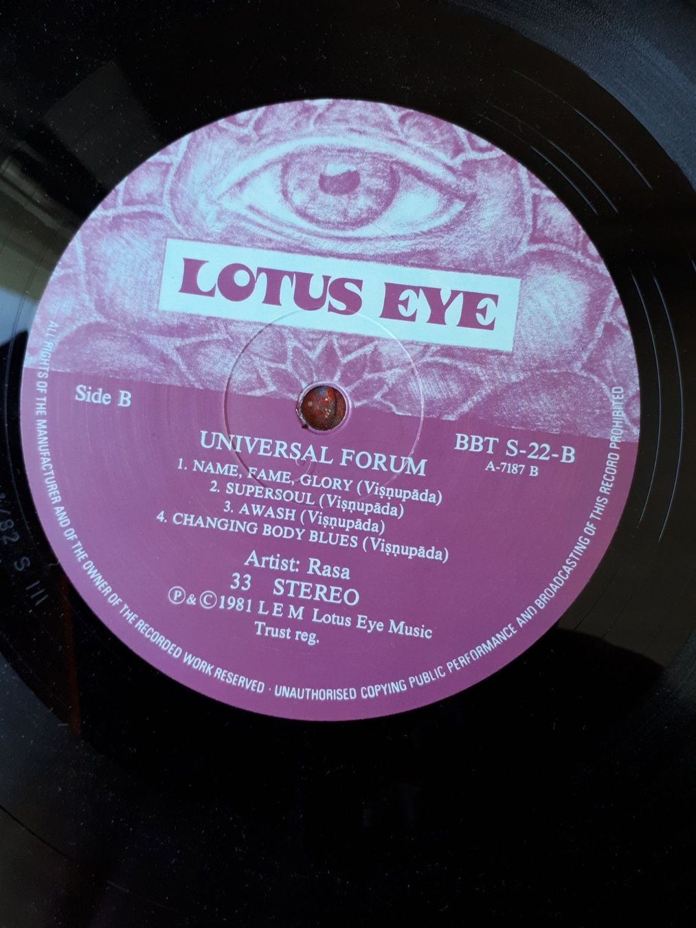 Dischi in vinile: Schallplatte RASA - UNIVERSAL FORUM LP – Usato da Seewen SZ venduto da SuperpumaDisplayTeam 7