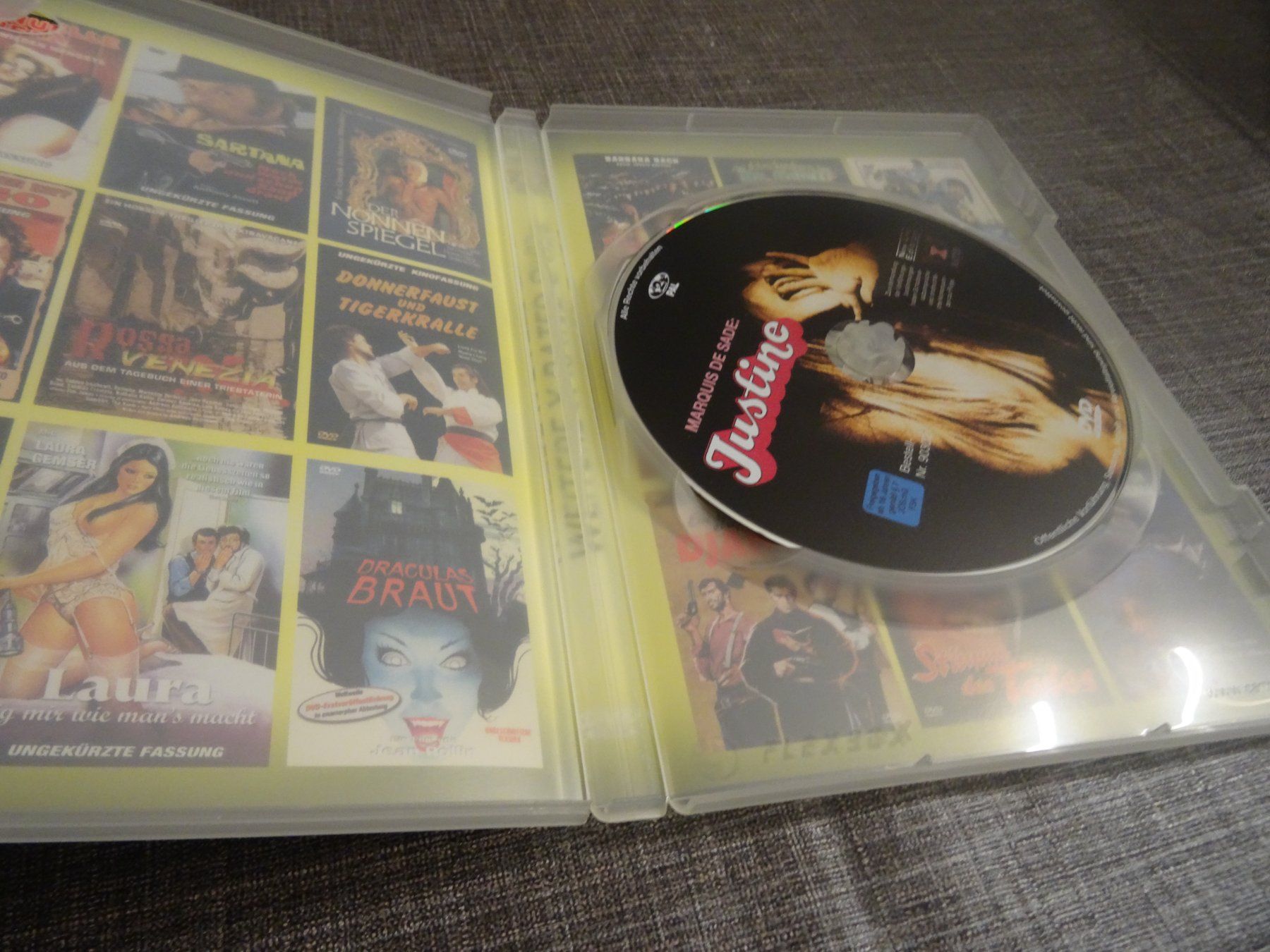 Tutti i DVDs: DVD Marquis de Sade: Justine – Usato da Olten venduto da Disc-Verkauf 1
