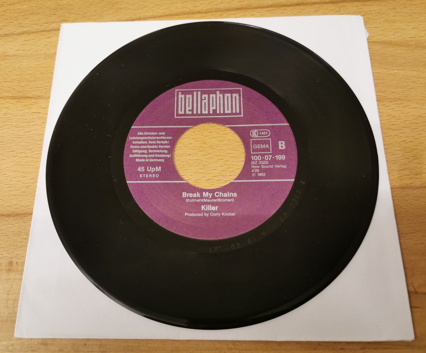 Dischi in vinile: KILLER: Take me break me shake me 7" Single CH-Hard Rock – Usato da Münchwilen TG venduto da Swb 3