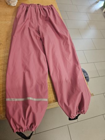 CeLaVi Regenhose Gr. 140, altrosa - Ideal für den Winter!