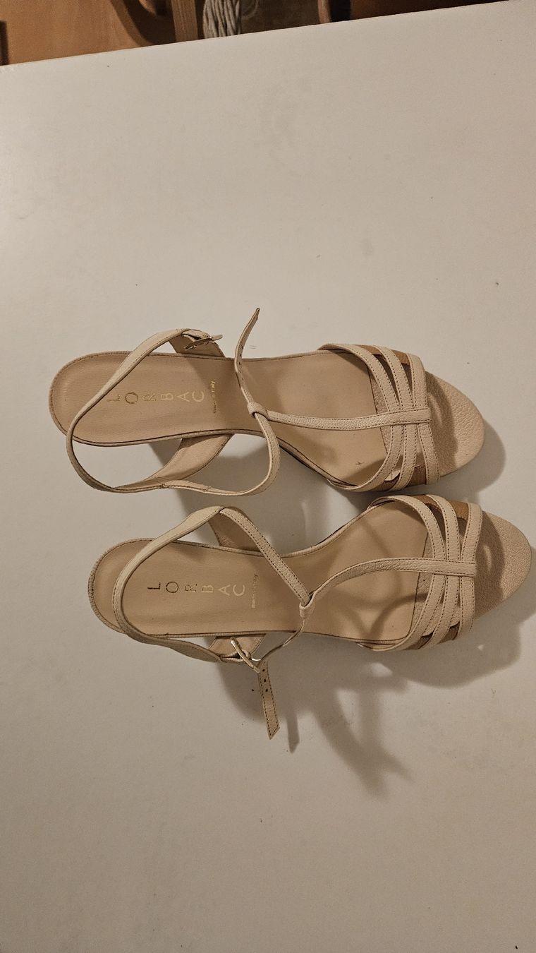 Scarpe da donna: Lorbac Cream Leather Heels - Size 41 – Usato da Basel venduto da kai_2d7g 2