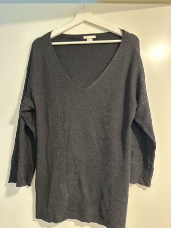 H&M Basic Strickpullover, Grau, Gr. L – Herbst/Winter Look!