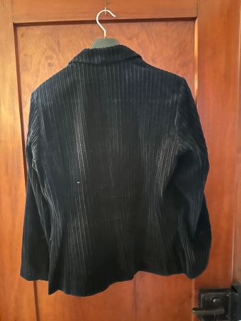 Schwarzer Cord Blazer