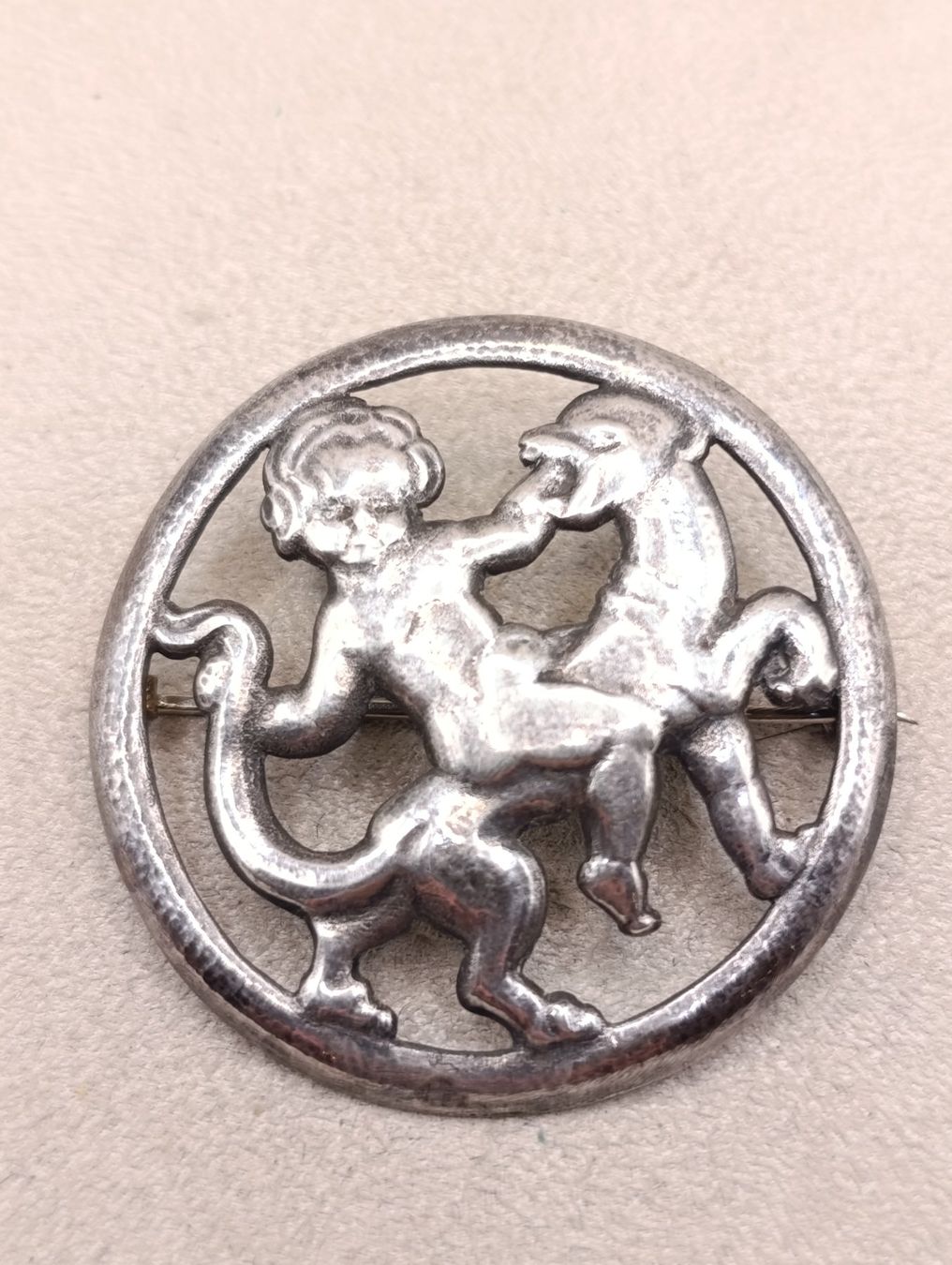 Broschen & Nadeln: Antike 925er Silber Brosche um 1900j Top – Gebraucht aus Steffisburg von 1.Schmuckschatulle