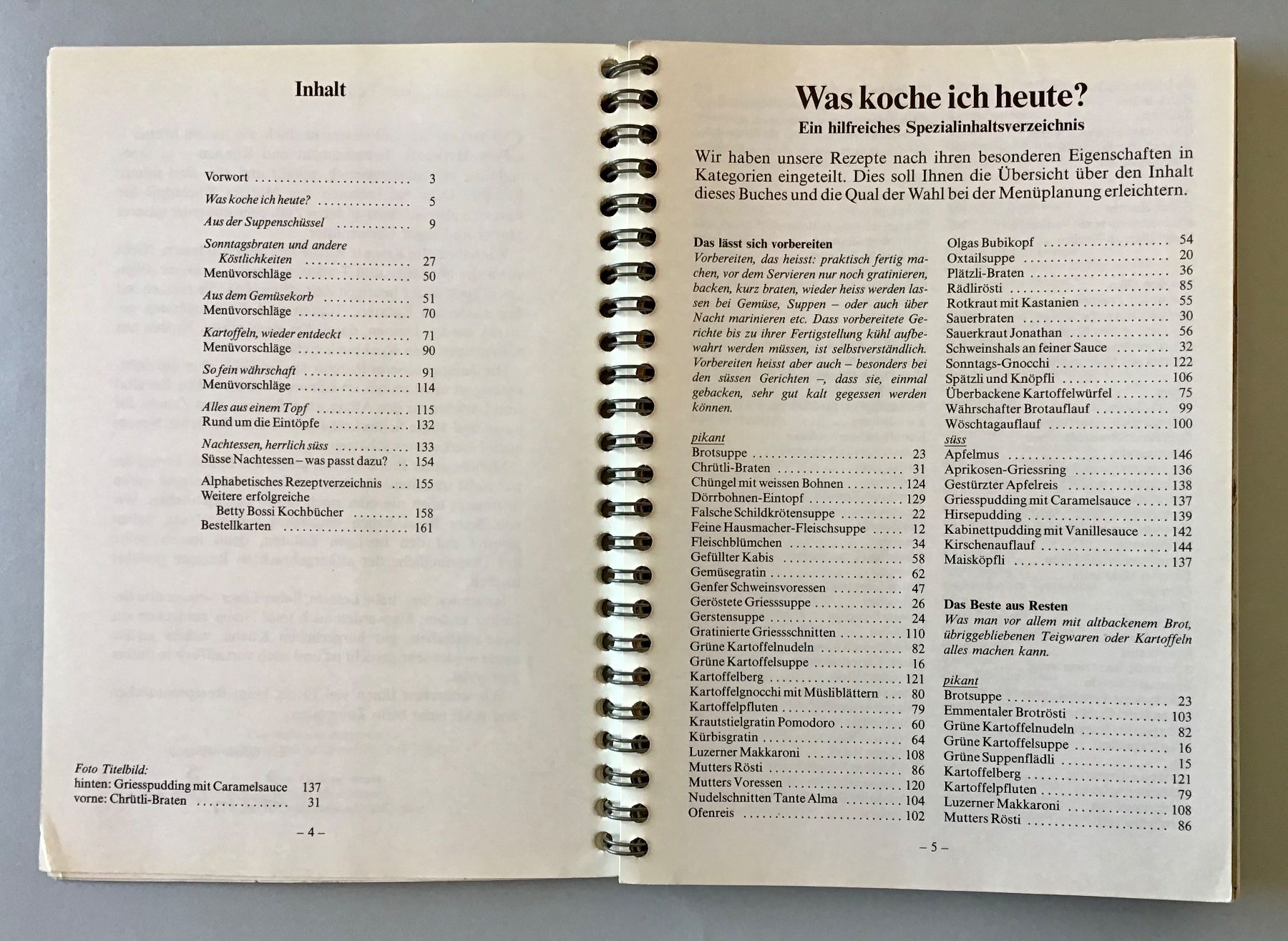 Bücher: Betty Bossi: aus Mutters Kochtopf – Gebraucht aus Bubendorf von Alpenheidi 2