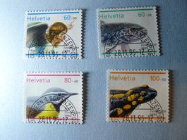 1991Pro Juventute J336-339 ET Halbmond Weihnachtsmarke