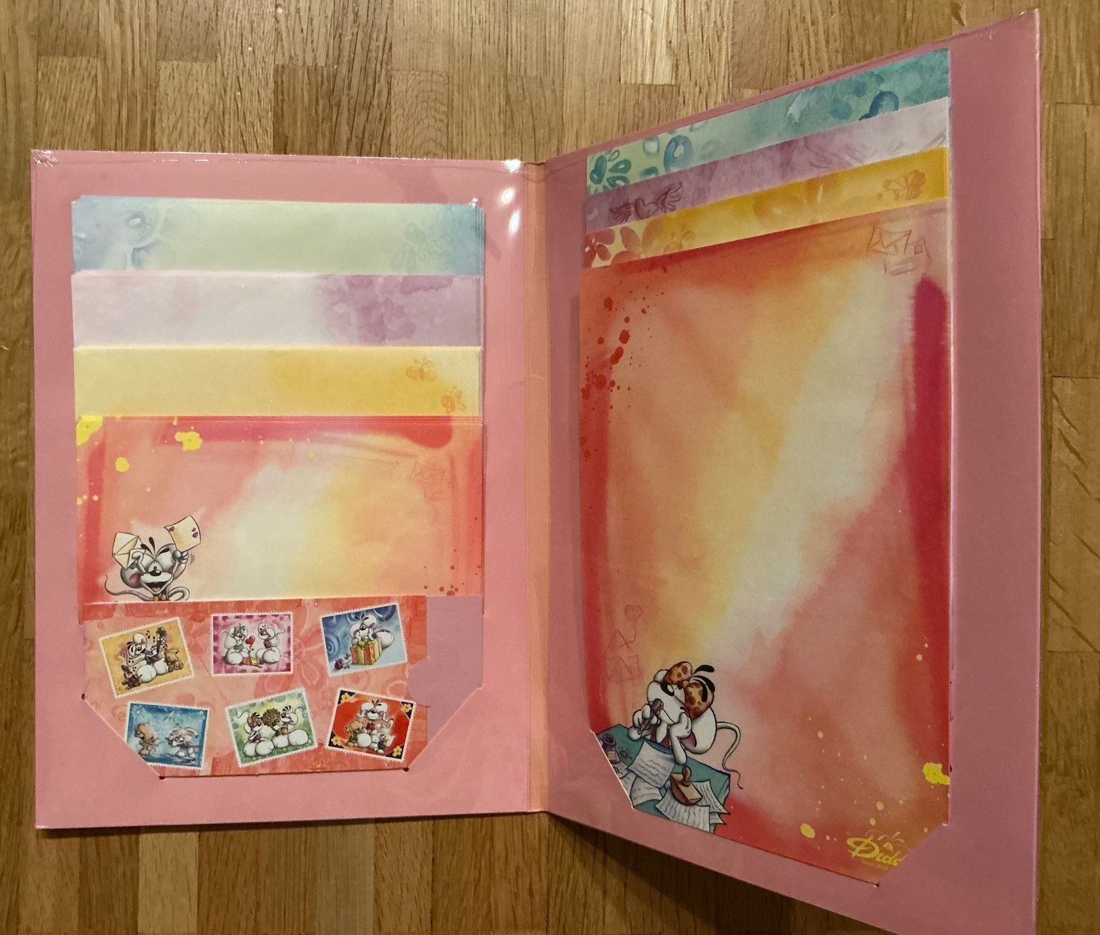 Diddl Briefpapier inkl. 18 Briefmarken Neu OVP Rarität (Neu und ...