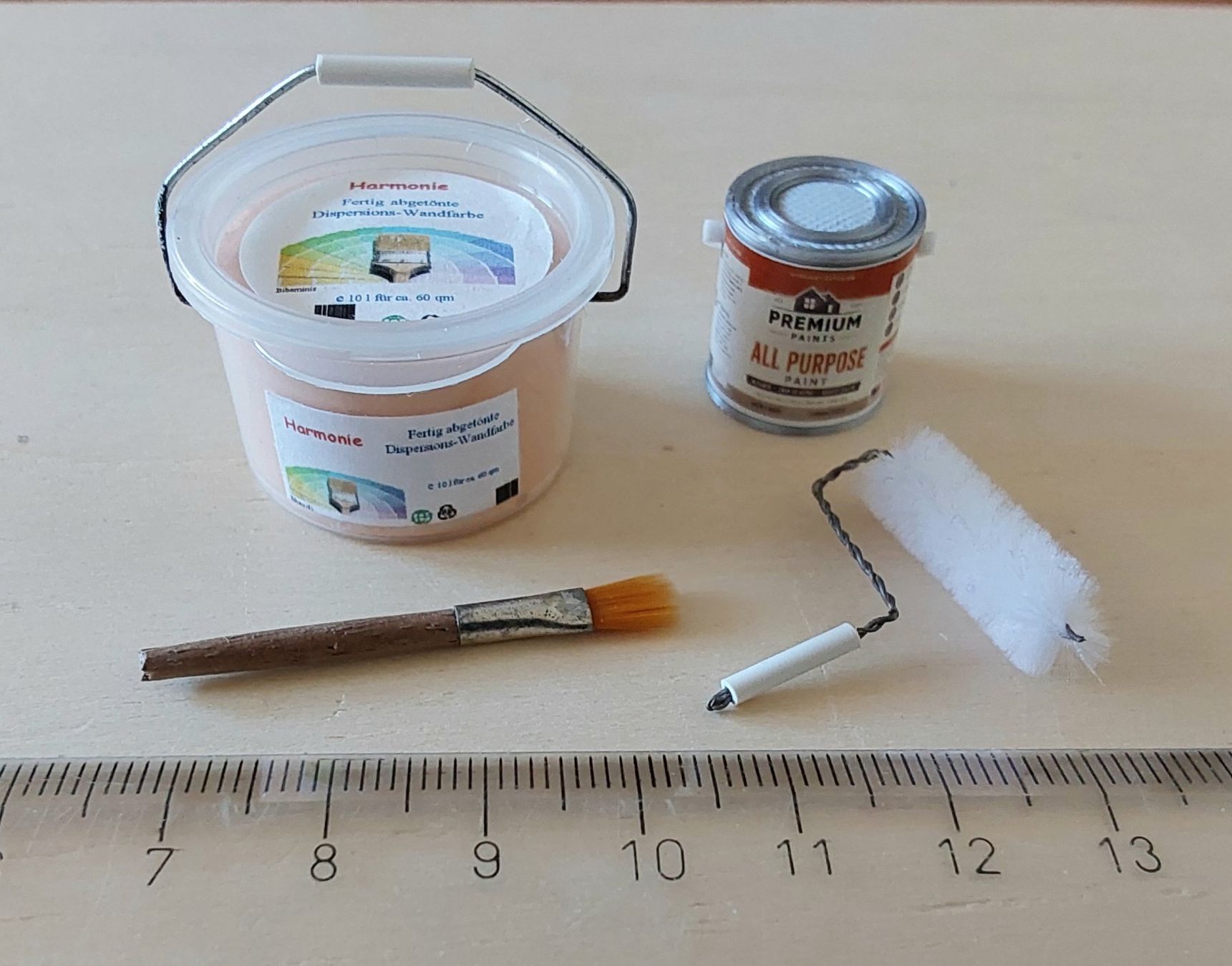 Case e mobili per bambole: MALER ZUBEHÖR ...1:12 – Nuovo (secondo la descrizione) da Adlikon b. Regensdorf venduto da Mara10