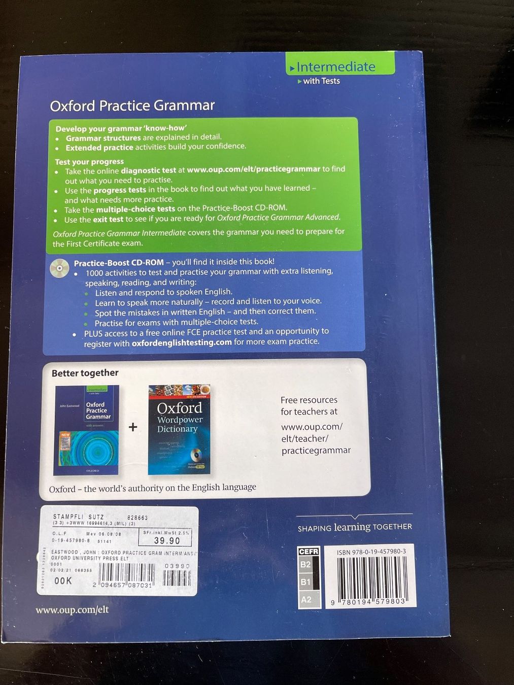 Libri: Oxford Practice Grammar Intermediate mit CD-ROM – Usato da Sutz venduto da Stampfli2 1