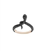 Swarovski Damenring Leslie (Rose / Schwarz)