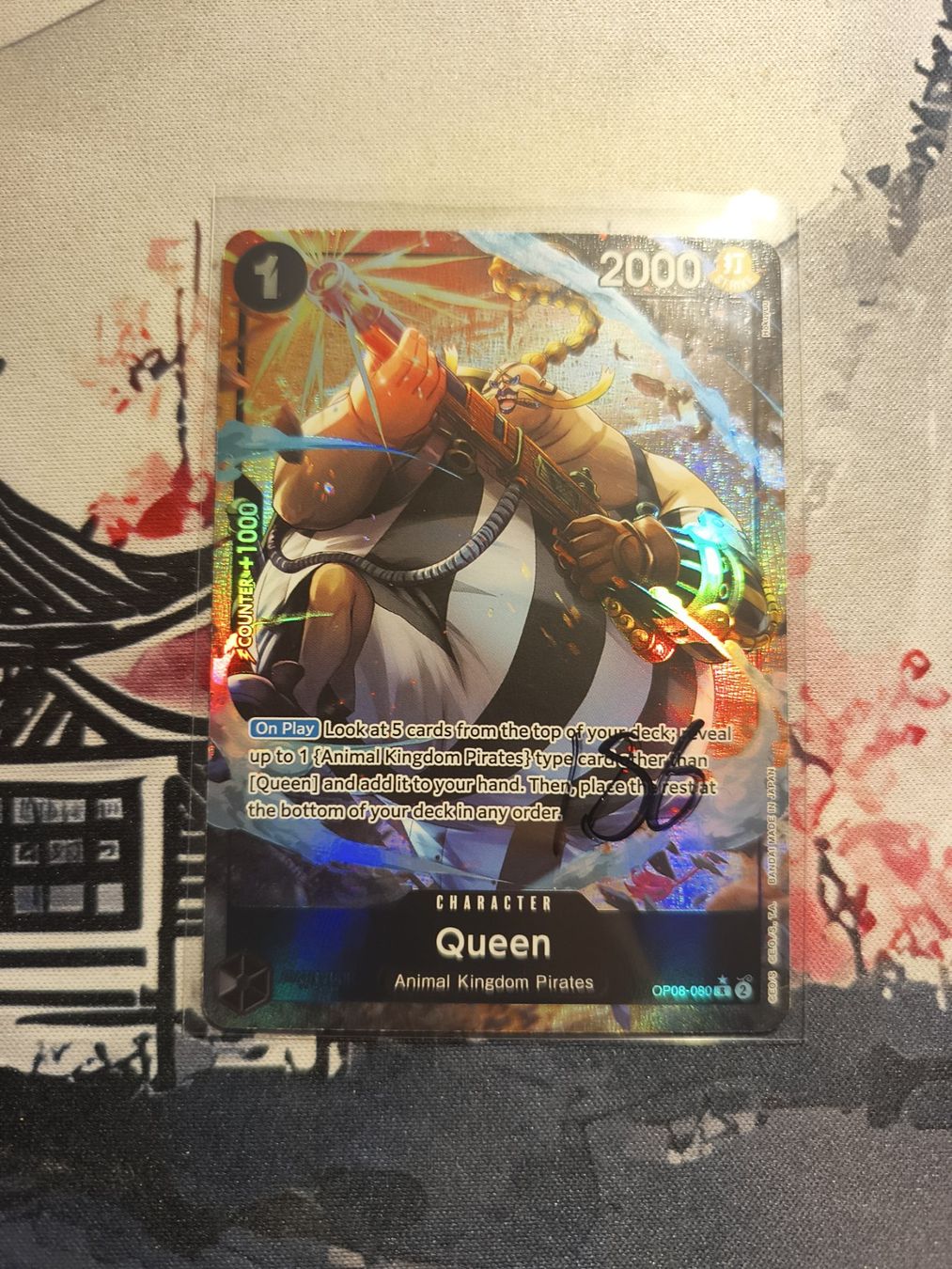 Bandai Sammelbilder & Trading cards: ONE PIECE TCG – Queen OP08-080 AA – Neu (gemäss Beschreibung) aus Dübendorf von Charlietommy