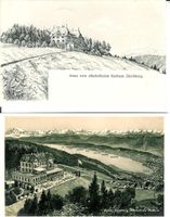 Zürich ZH Zürichberg Kurhaus 2 AK 1903 + 1920 sehr gut erhal