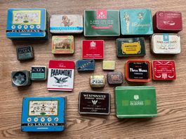 antike Blechdosen-Sammlung! Ganz sammlung!